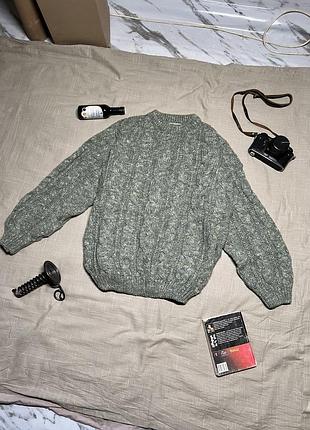 Вінтажний светр green universe made in italy🍃🧶