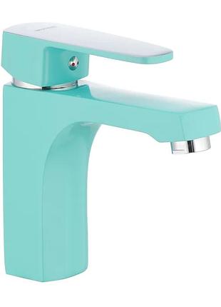 Смеситель для умывальника mixxus missouri 001 бирюзовый (mi1624)
