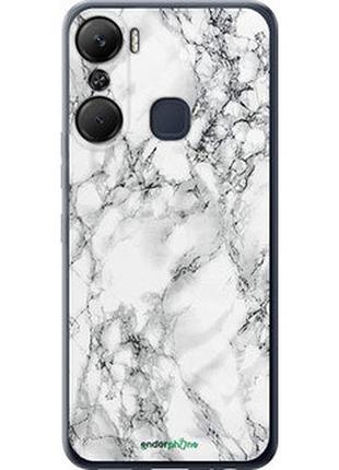 Чохол на infinix hot 12 pro мармур білий "4480u-2868-7673"