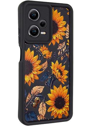 Tpu чохол prestige для xiaomi redmi note 12 pro 5g gears чохли, peony, tpu, принт, накладка sunflower