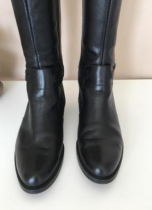 Шкіряні високі чоботи -ботфорти navyboot{швейцарія}6 фото