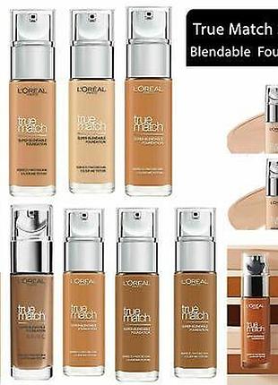 L'oreal loreal true match super blendable foundation 6.n