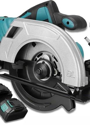 Аккумуляторная циркулярная пила 180мм + 2 акб 48v