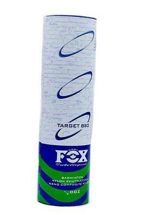 Волани для бадмінтону fox t880 6шт білий (60429164), no branding