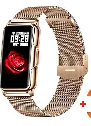 Smart mioband nano+ gold, 2 ремешка