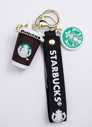 Дитячий брелок старбакс 3,5×4,5 (см) для ключів, на сумку і рюкзак hp-55-26sg
