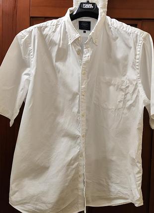 Белоснежная рубашка большого размера