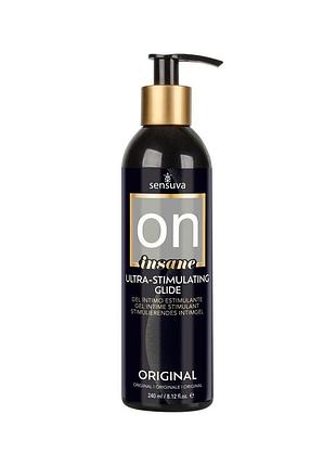 Збуджувальна змазка на гібридній основі sensuva ultra-stimulating on insane (240 мл)