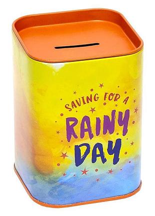 Скарбничка для грошей металева 10,5*7,5*7,5см 5017 knz