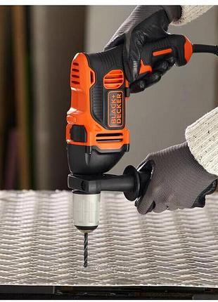 Дрель сетевая ударная black+decker beh850 7