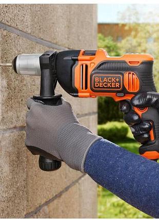Дрель сетевая ударная black+decker beh850 8