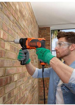 Дрель сетевая ударная black+decker beh850 9