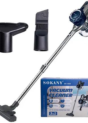 Вертикальный пылесос на аккумуляторе, 2000вт, sokany sk-13020