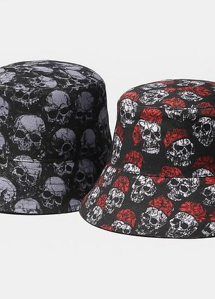 Панама двостороння intruder skull & roses