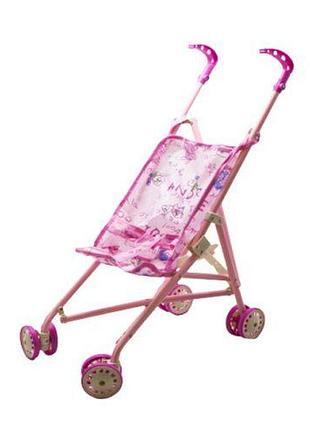 Уценка. коляска-трость для кукол, вид 3 - отломано крепление на одном колесе