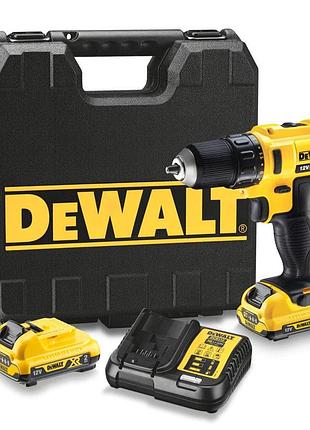 Дрель-шуруповерт аккумуляторная dewalt dcd710d2