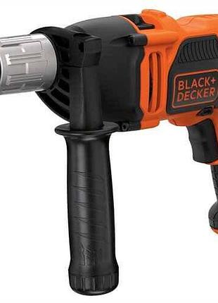 Дрель сетевая ударная black+decker beh850k