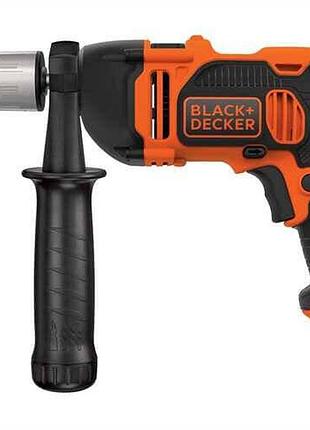 Дриль мережевий ударний black+decker beh850k 2