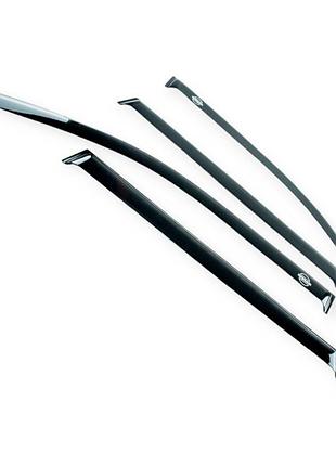 Ветровик nissan x-trail (t31) 2007-2014 (скотч) av-tuning