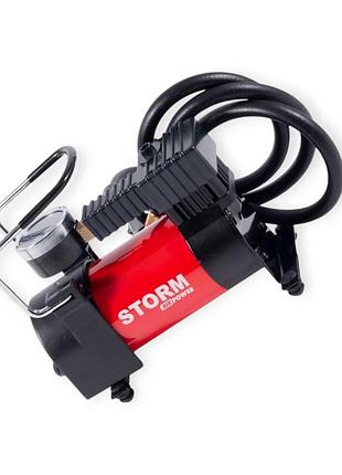 Компресор storm air power 7атм/35л/1м шланг/прикур/сумка autostorm