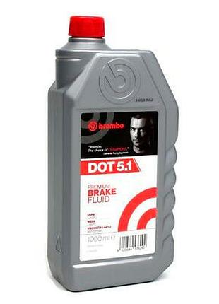 Жидкость тормозная dot 5.1 1л dot5.1 1l (12 x 1l) точка кипіння 260°c bm l 05 010