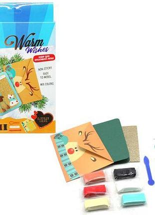 Нобор для креативной лепки "warm wishes: стильный олень"