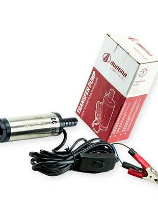 Насос для перекачки топлива погружной 12в/25л/d38/штуцер 16мм aurora