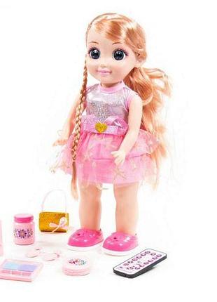 Уценка. кукла "милана" в салоне красоты (37 см) - сломана крышка отсека для батареек