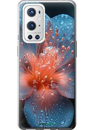 Чехол на oneplus 9 pro роса на цветке "6039u-2250-7673"