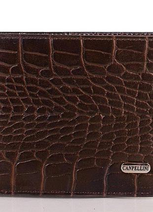 Мужской кожаный кошелек canpellini
