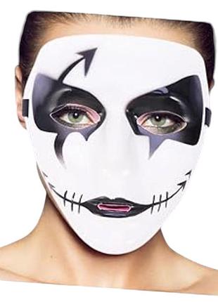 Маска маскарадная для хэллоуина 20 на 19 см германия белый