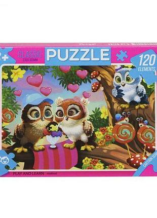 Пазлы "совы", 120 дет.
