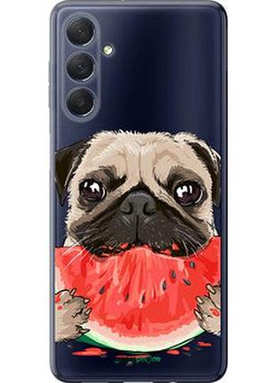 Чехол на samsung galaxy m54 мопс и арбуз "4665u-3039-7673"