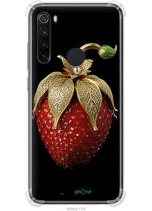 Чехол на xiaomi redmi note 8 клубника v3 "5638sp-1787-7673"