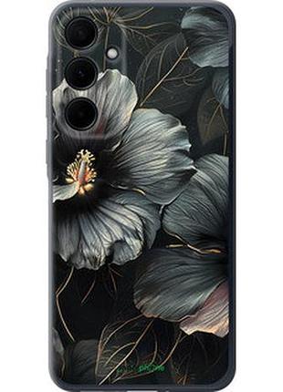 Чохол на samsung galaxy a35 чорні квіти "6031u-3499-7673"