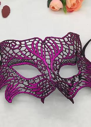 Маска для карнавала унисекс one size розовый