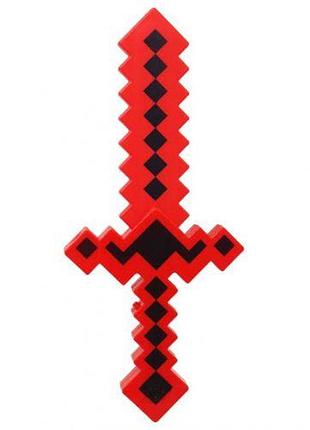 Уцінка. меч "minecraft", червоний — не працює електроніка