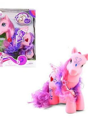 Уцінка. інтерактивна іграшка "поні", рожевий — прим'ята коробка, погннут блістер