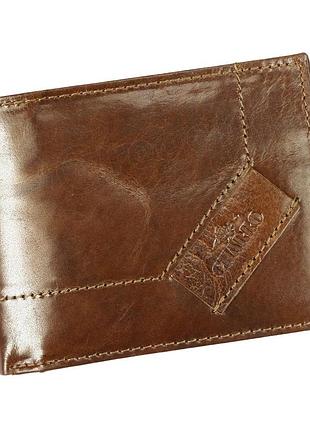 Мужской кожаный кошелек charro trento 1123 коричневый -