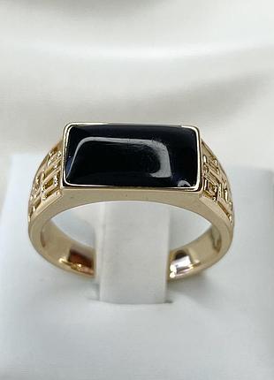Кольцо позолота xuping кольцо на палец печатка золотистый 19.5 р 151232