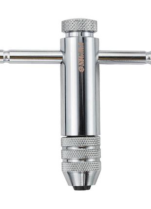 Тримач для мітчиків т-подібний храповий sigma для нарізування різьблення м3-м8 з ручкою та механізмом dm-11