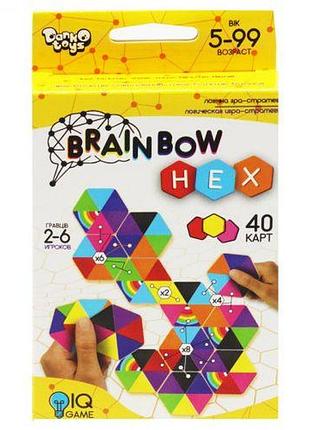 Развивающая настольная игра "brainbow hex"