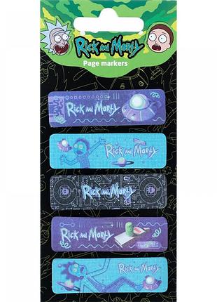 Стікери-закладки "kite" rm23-480 rick and morty 100 штук