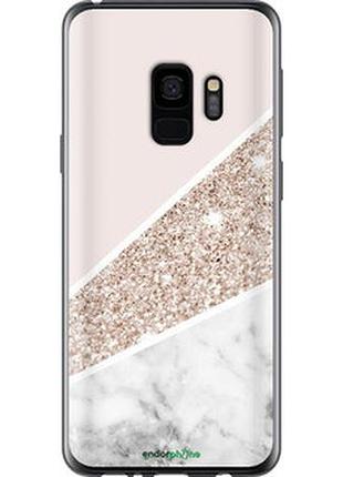 Чехол на samsung galaxy s9 пастельный мрамор "4342u-1355-7673"