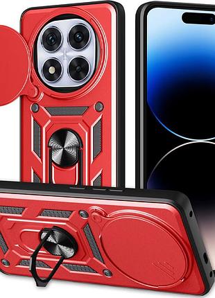 Ударостійкий чохол camshield serge ring для xiaomi redmi note 14 pro+ красный
