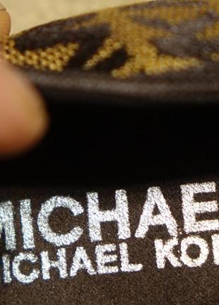 Комбинированные балетки michael michael kors kids' erin cap toe сша 36 р.( 22,5 см.)5 фото