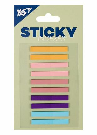 Стікери-закладки паперові "yes" fusion 45х6мм 200 штук 170423