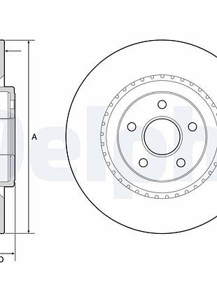 Диск гальмівний coated jeep grand cherokee iv (wk, wk2) 3 2010.06- dl bg9213c
