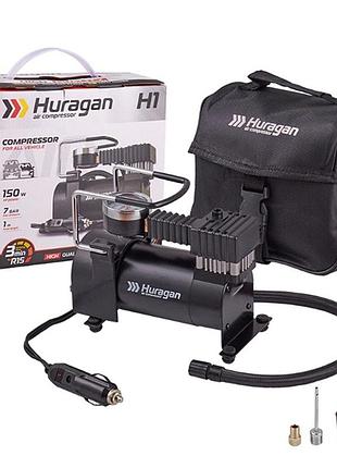 Компрессор автомобильный huragan 12в 7 атм для накачки шин и других нужд 35 л/мин с led индикатором dm-11