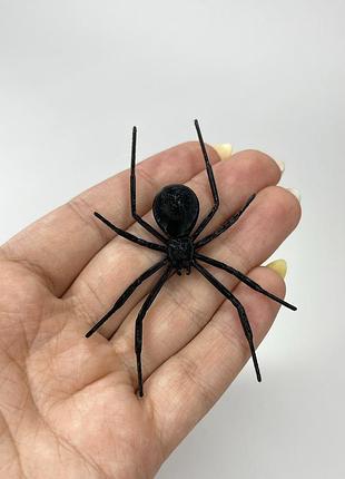 Декор finding паук резиновый хеллоувин черный 7 см х 5.2 см х 0.9 см